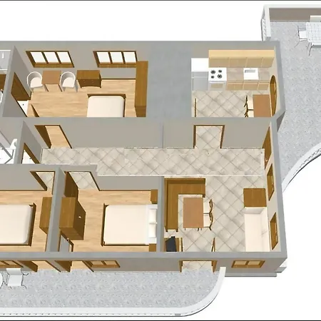 Geraeumige Mit Meerblick Und Balkon Апартаменты Нови-Винодолски
